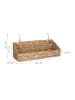relaxdays Aufbewahrungskorb in Natur - (B)42x (H)14 x (T)16 cm