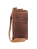 Greenburry Vintage Handytasche RFID Leder 8 cm braun