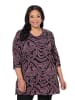 Ulla Popken Longshirt in nougatbraun