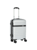 Bugatti Corium 4-Rollen-Kabinentrolley 55 cm (black) in silver