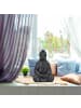 relaxdays Buddha Figur in Dunkelgrau - (H)50 cm