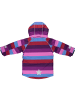 Villervalla Winterjacken Streifen in lila