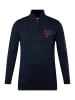 Men Plus Pullover in navy blau