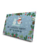 Mr. & Mrs. Panda Tee Adventskalender Einhorn Schneemann mit Spruch in Eisblau