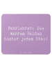 Mr. & Mrs. Panda Mouse Pad Spruch Fahrlehrer Helden mit Spruch in Lavendeltraum