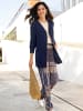 Sieh an! Longstrickjacke in marine