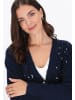 Usha Women Cardigan in navy