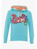 PLUS EIGHTEEN Herren Kapuzenpullover in Türkis