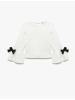 KOTON BLUSE LS in Ekru