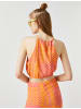 KOTON Tanktop in Orange Gemustert