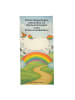 Mr. & Mrs. Panda Sporthandtuch Einhorn Regenbogen Design mit Spruch in Weiß