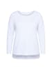 MIAMODA Langarmshirt in schneeweiß