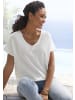 Vivance by Lascana Kurzarmpullover in creme
