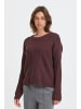 Oxmo Strickpullover OXFKANNA in Braun