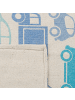 Beliani Kinderteppich MADURAJ in Blau/Beige - (W) 60 x (H) 1 x (L) 90 cm
