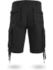 Normani Outdoor Sports Herren Shorts Kalahari in Schwarz