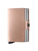 Secrid Metallic Twinwallet - Geldbörse RFID 7 cm in rose