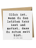Mr. & Mrs. Panda Klappkarte Spruch Glück Erfüllung mit Spruch in Weiß