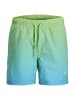 JACK & JONES Junior Bade-Shorts 'Maui Horizon' in grün