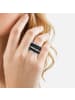Lulu & Jane Ring Metall-Legierung verziert mit Kristallen von Swarovski® in silber