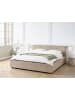 Beliani Doppelbett MIRANDE in Beige - (W) 189 x (H) 90 x (L) 231 cm
