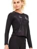 Winshape Functional Light and Soft Cropped Long Sleeve Top AET119LS in panther/schwarz