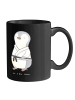 Mr. & Mrs. Panda Kaffeetasse Judo Umarmungen mit Spruch in Schwarz