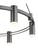 Globo lighting Hängeleuchte "CASTELA" in anthracite