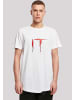 F4NT4STIC T-Shirt IT Film ES Stephen King Distressed in weiß