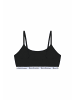 Juicy Couture Juicy Couture COTTON SCOOP REN BRALETTE x2 PK in black/grey