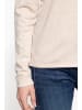 ATT Jeans ATT Jeans Basic Pullover mit Rundhals-Ausschnitt in sand