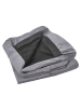 Beliani Sofa-Schonbezug BERNES in Grau - (W) 160 x (H) 44 x (L) 77 cm