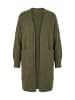 Ulla Popken Strickjacke in dunkel khaki