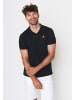 GreenBomb Polo-Shirt Lifestyle Fire in Schwarz