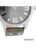 Oozoo Analog-Armbanduhr Oozoo Timepieces grau extra groß (ca. 46mm)