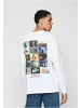 Merchcode Merchcode Herren Star Wars Photo Collage Longsleeve in white