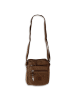 Bag Street Umhängetasche Nylon braun ca. 15cm