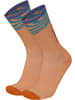 Circle Five 4 Paar Performance Sportsocken mit Frotteesohle in Orange