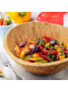 relaxdays Salatschüssel in Natur - (B)29 x (H)12 x (T)27,5 cm