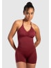 SMILODOX Crop Top Malena in Bordeaux