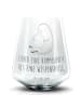 Mr. & Mrs. Panda Glas Avocado Pfeifen mit Spruch in Transparent