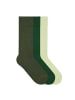 von Jungfeld Socken Signature Classics Bundle in Army Green/Forest Green/Light Mint