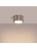 Nice Lamps Plafond ZORA 1 taupe H 6 cm