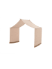 58 aufm Kessel HAUSBETT Kelci 90x200 mit Dach und Textilhimmel Buche massiv natur
