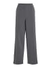 Vila Wide Leg Hose in Medium Grey Melange