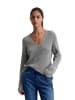 Marc O'Polo V-Neck-Strickpullover relaxed in grey granite melange