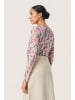 Soaked in Luxury Bluse langarm SLAnaika Lockere Passform in Pastel Lavender FLower
