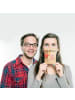 Mr. & Mrs. Panda Postkarte Landwirt Leidenschaft Design mit Spruch in Weiß