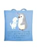 Mr. & Mrs. Panda Canvas Bag Trauerbewältigung nach dem Verlust e... in Sky Blue