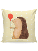Mr. & Mrs. Panda Kopfkissen Igel Luftballon ohne Spruch in Gelb Pastell